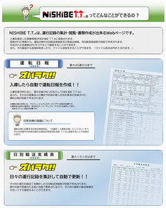 NISHIBE T.T.　【個人タクシー事業者様向け】